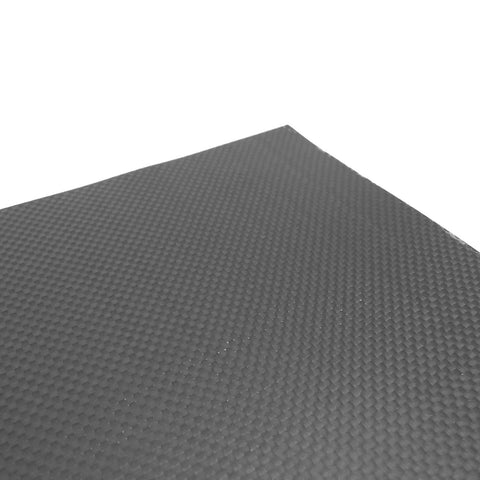 500x400x.3mm 3k Carbon Fiber Veneer Sheet Panel Plain Weave Matte Finish