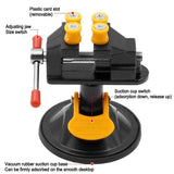 Universal Mini Table Vise Clamp 360-Degree Rotating with Suction Grip