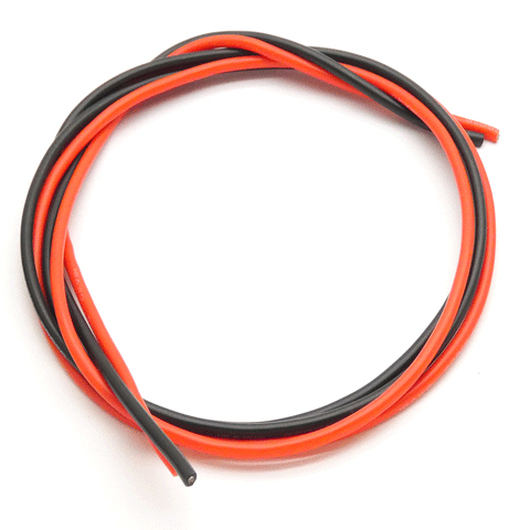 6ft Flexible Silicone Copper Wire 16AWG High Strand Count Tinned Cable