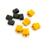 Amass XT60 Male Connectors with Insulating Caps (10pcs)