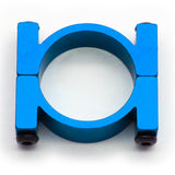 4 Sets 22mm Diameter CNC Aluminum Tube Clamp Mount (Blue Anodized)
