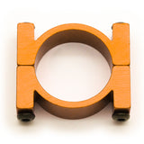4 Sets 22mm Diameter CNC Aluminum Tube Clamp Mount (Orange Anodized)