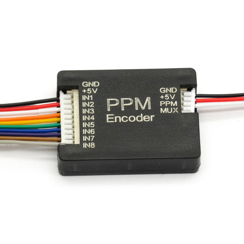 PWM to PPM Encoder V1.0 w/Case for Arduino, Receivers, Flight Controllers & Servo Controllers