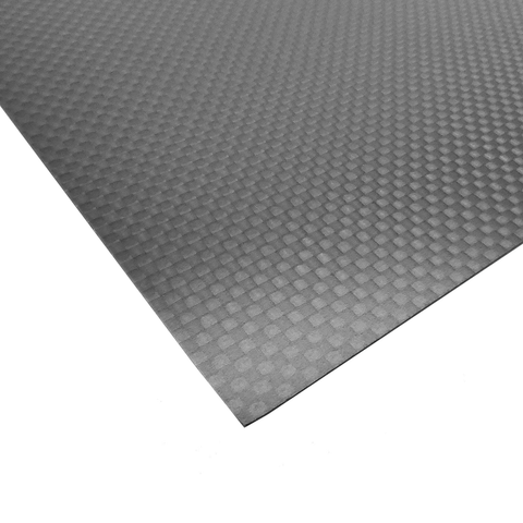 300x200x1mm Carbon Fiber Panel Sheet 3K Plain Weave Matte Finish Low Gloss