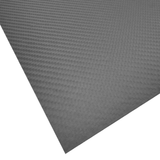 500x400x.3mm 3k Carbon Fiber Veneer Sheet Panel Twill Weave Matte Finish