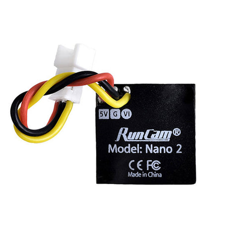 RunCam Nano2 Ultra Micro FPV Camera Swift 700TVL CMOS 2.1mm (PAL)