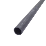 4pcs 12mm Diameter Carbon Fiber Tube 12x400mm 1mm Wall Plain Weave Matte Finish